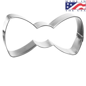 Bow Tie Cookie Cutter 4″ Tin Metal