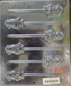 Girl Grad Sucker Lollipop Chocolate Candy Mold