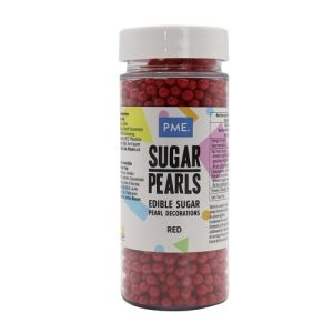 Red Sugar Pearls 3.5oz
