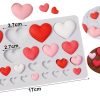 Assorted Heart silicone mold 25 cavity
