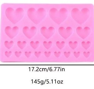 Assorted Hearts Silicone Mold