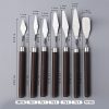 Stainless Steel Spatula Kit Palette Gouache Supplies for Oil Painting Knife Fine School Painting Art Supplies