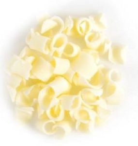 White chocolate Blossom curls