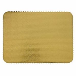 Scalloped Board 1/2 Sheet Gold