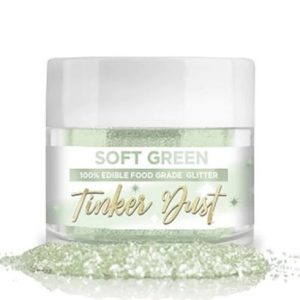 Soft Green Edible Glitter