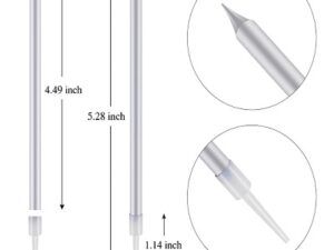 Silver Birthday Candles sizes