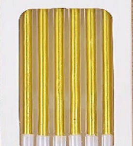 gold Birthday Candles