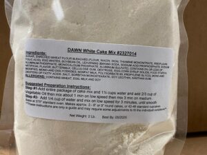 DAWN White Cake Mix 2 Lb. Bag