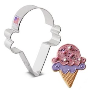 Cookie Cutter Ice Cream Cone 4-1/8″