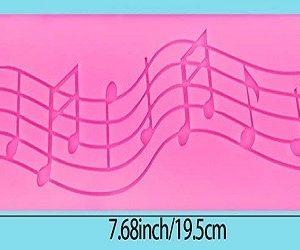 Music Note Silicone Mold 7.68 inch