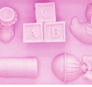 Silicone Mold Baby Item 6-Cavity