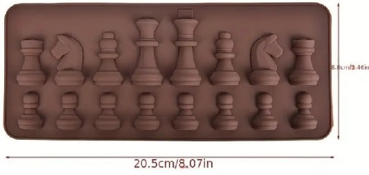 Silicone Mold Chess -16 Cavity