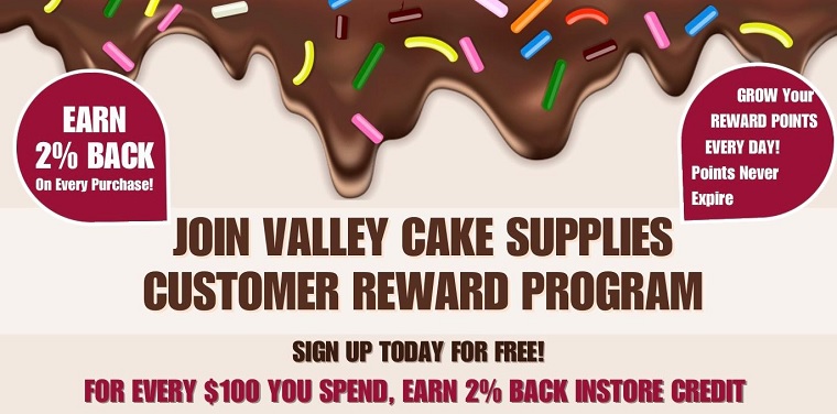 Valley Cake Supplies Reward Program