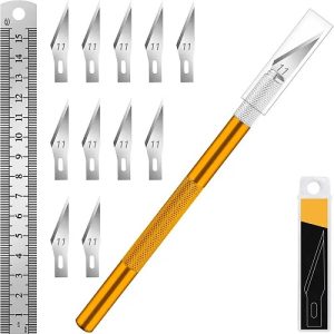 Craft Knife/Blades/Ruler -13 Pieces