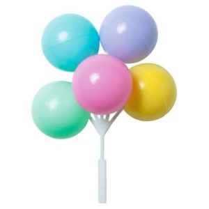 Pastel Balloon Cluster