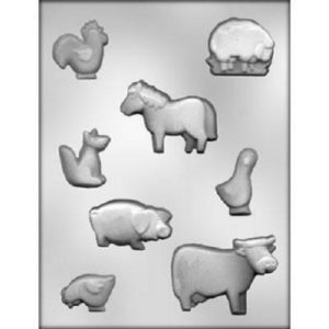 Candy Mold Large Farm Animals