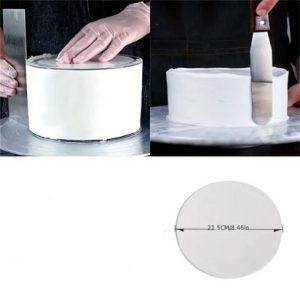 Cake Top Acrylic Round Disc 8″- 2 pieces