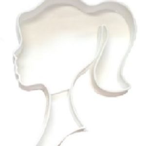 Cookie Cutter Barbie Girl Head 6 count