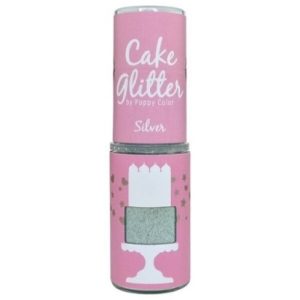 Cake Glitter Silver Spray