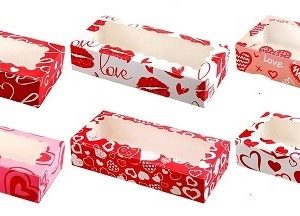 Cookie Boxes with Window 12 x 5.5 x 2.5"