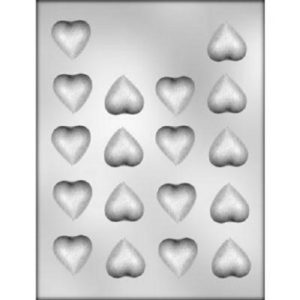 Candy Mold Plain 1″ Heart -14 Cavity