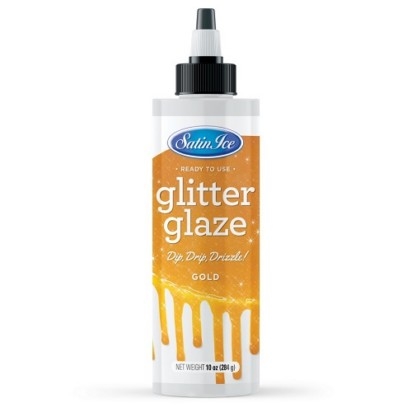 Glitter Glaze Gold Drip