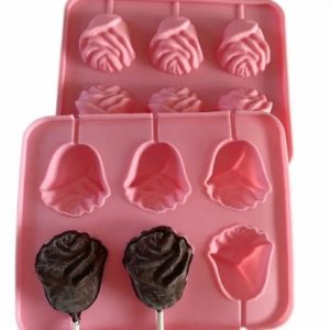 Cake Pop Mold Set Roses – 6 Cavity – 2 Pieces
