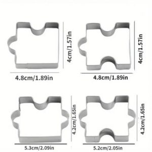 Cookie Cutter Puzzle 4 Piece Set