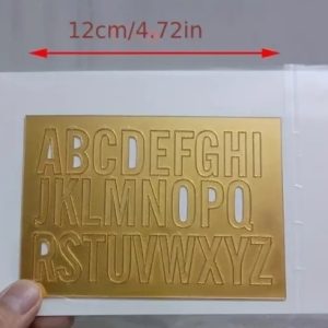 Cake Topper Gold Acrylic Letters-26