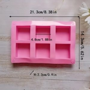 Silicone Mold Squares 1.9″