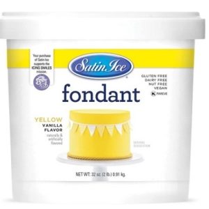 Satin Ice Yellow Fondant 2 Pounds