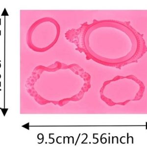 Photo Frame 4 Cavity Silicone Mold