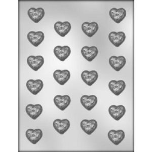 Hearts W/Rose Chocolate Candy Mold