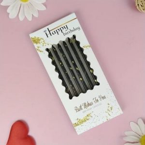 Birthday Candles Black