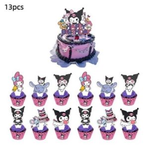 Cake and Cupcake Topper Kuromi