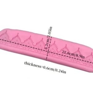 Silicone Mold Lace Totem Pattern 1-Row