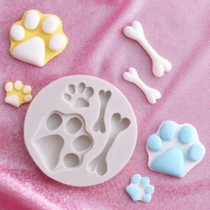 Silicone Mold Dog Bones And Paws