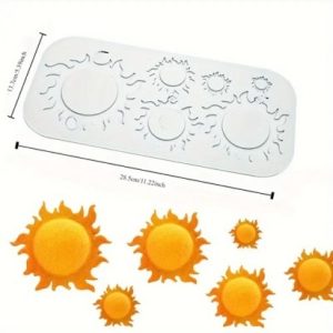 Silicone Mold Sun Bursts 6 Cavity