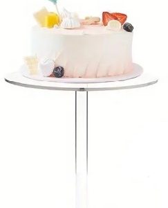 Clear Acrylic Cake Stand 12″ Round