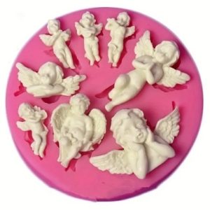 Silicone Mold Asstd. Angels 8 Cavity