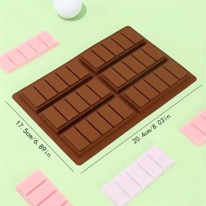 Silicone Mold Chocolate Bar 6 Cavity