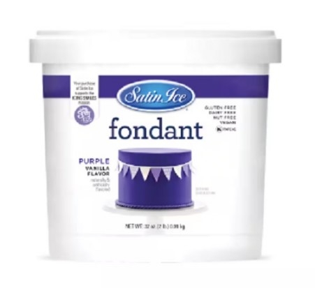 Satin Ice Fondant Purple 2#