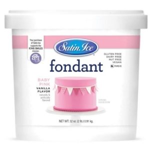 Satin Ice Fondant 2# Baby Pink