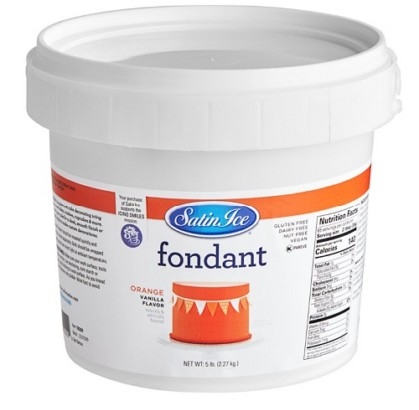 Satin Ice Fondant 2# Orange