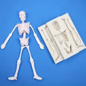 Silicone Mold Skeleton Body 5 Cavity