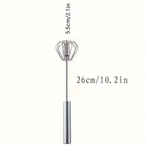 Stainless Steel Auto Spin Wisk 10″