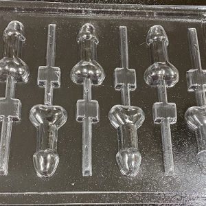 Adult Candy Sucker Mold 6 Cavity