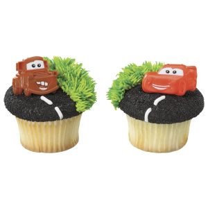 Cars Cupcake Rings 12 count