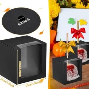 Candy Apple Black Box W/Window