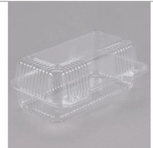 Plastic Hinged Container 9"